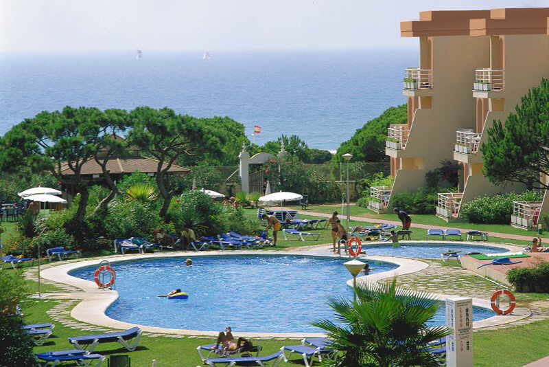 Aparthotel Las Dunas Chiclana de la Frontera Esterno foto